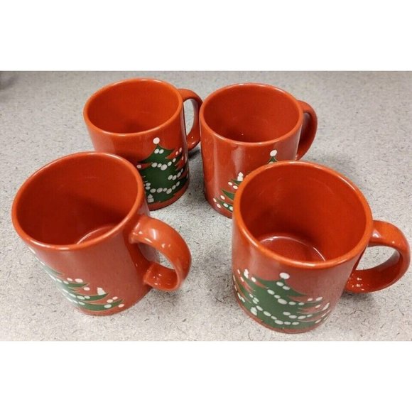 ONE vintage Waechtersbach Christmas Tree Red Mug W. Germany - Price Is For Each - Picture 4 of 8